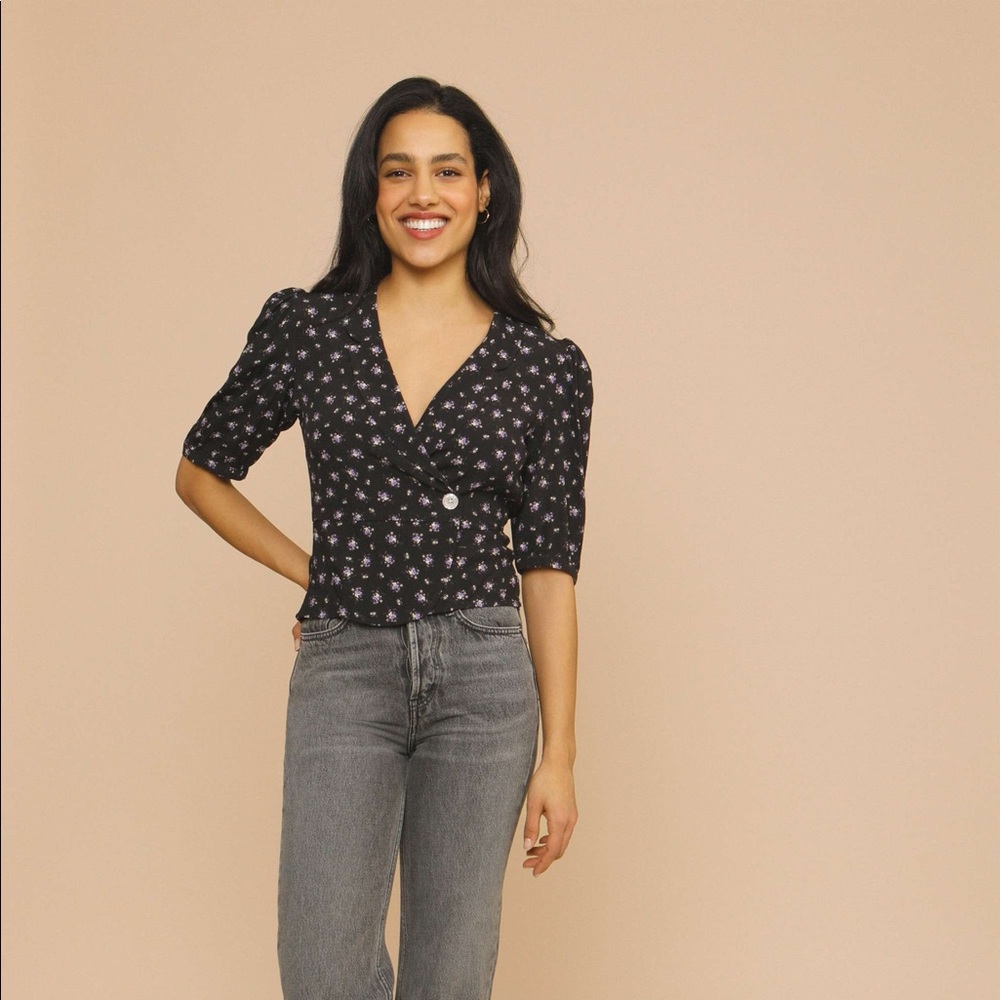 NWT. Rouje. Top LOUISETTE